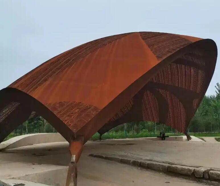 韶关耐候钢幕墙案例